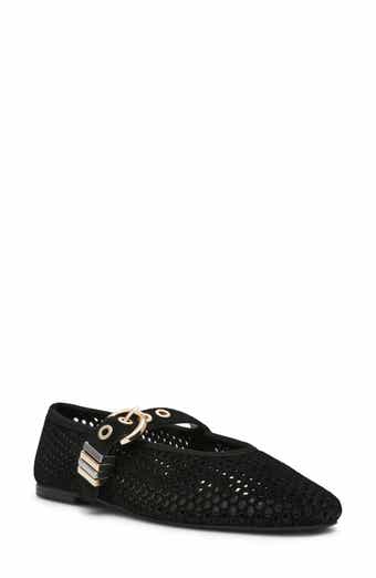 Lela Perforated Mary Jane Flat