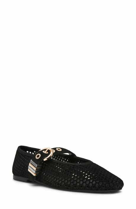 Lela Perforated Mary Jane Flat