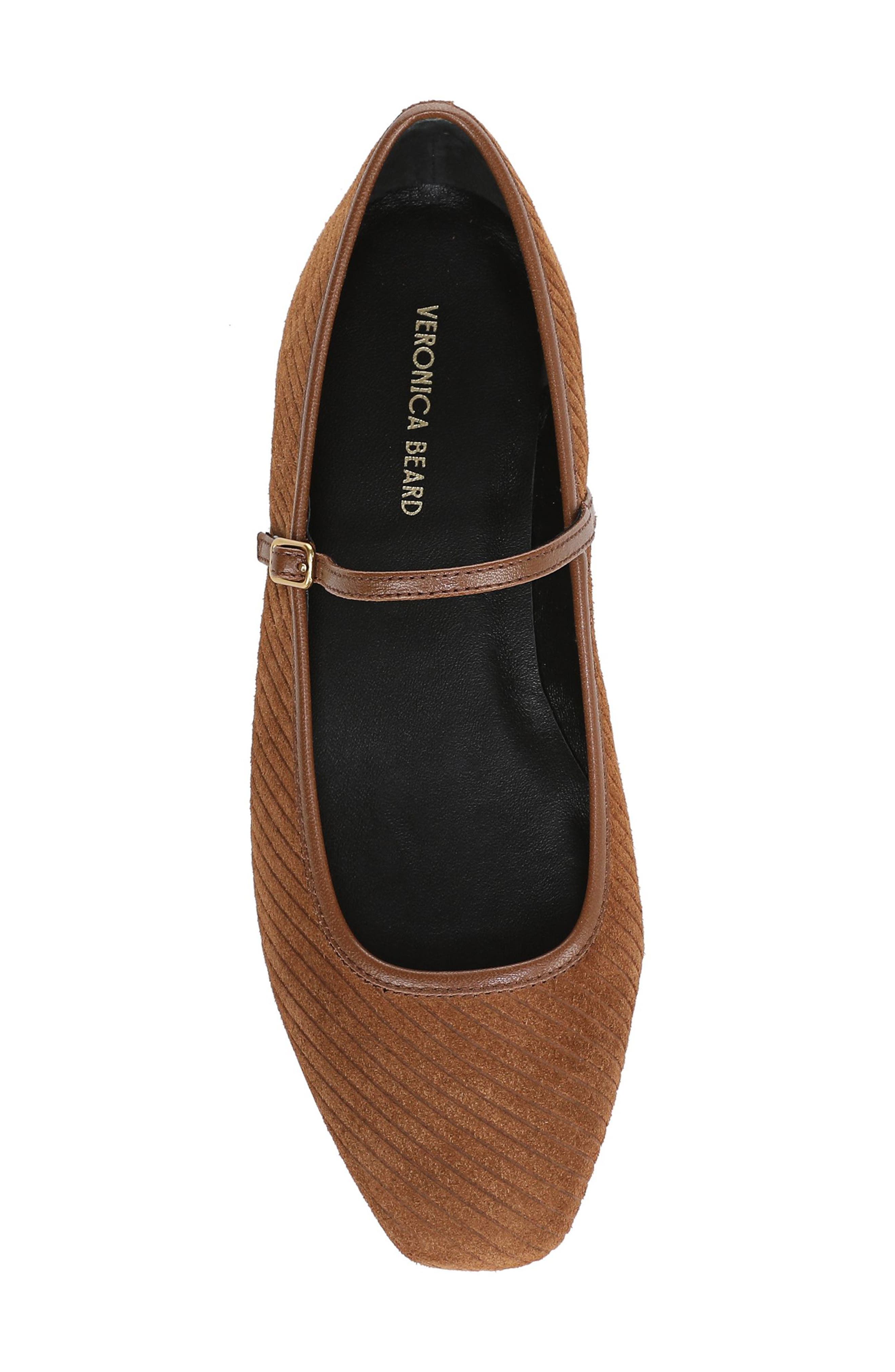 Ellie Mary Jane Flat, Alternate, color, HAZELWOOD