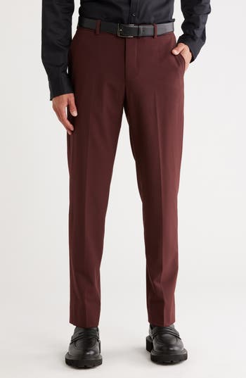 Nordstrom Rack Suit Separates Trousers In Burgundy