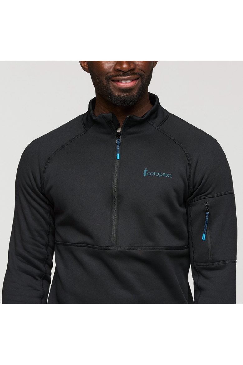 Tempa Fleece Half-Zip Pullover - Men's, Alternate, color, Cotopaxi Black