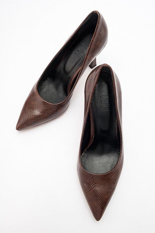 Prologue Shoes Forest Pointed Toe Pump