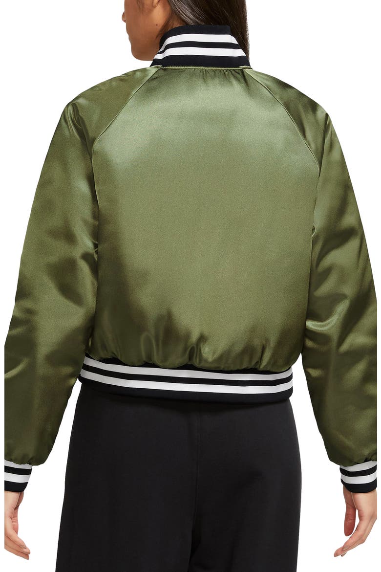 Varsity Jacket, Alternate, color, SKY LIGHT OLIVE