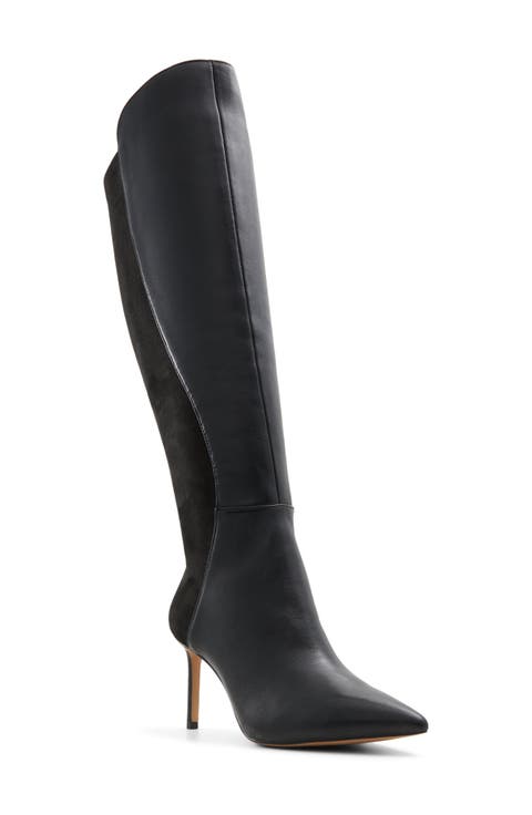 Romee Pointed Toe Knee High Boot (Women)
