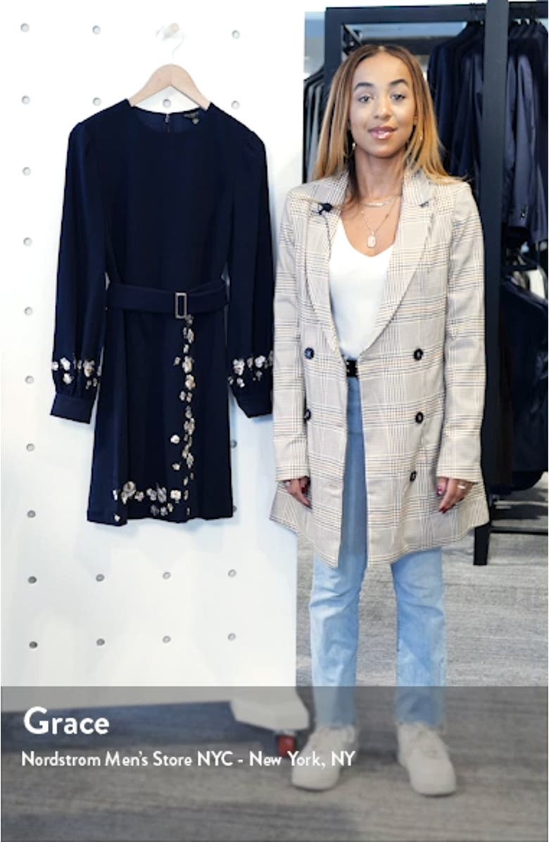 Pearl Floral Long Sleeve Dress, sales video thumbnail