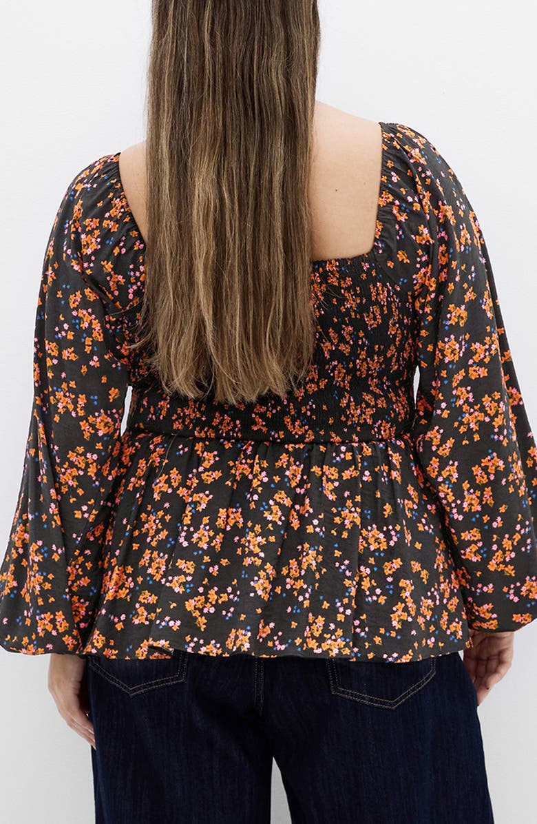 City Chic Gigi Floral Long Sleeve Blouse, Alternate, color, Baby Bunch