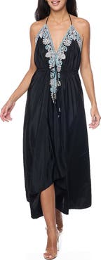 RANEES Embellished Halter Dress