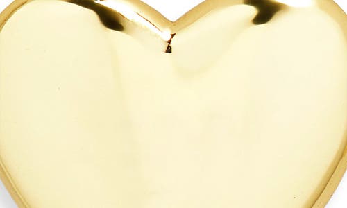 Argento Vivo Heart Stud Earrings In Gold