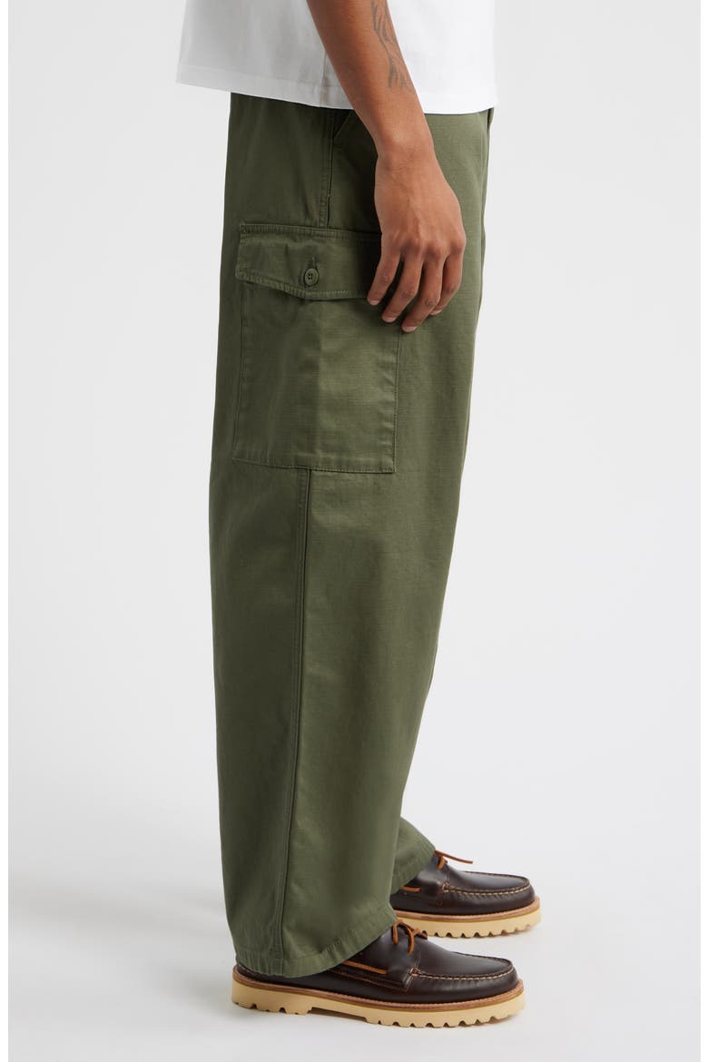 Brady Cotton Twill Cargo Pants, Alternate, color, LEAF (RINSED)