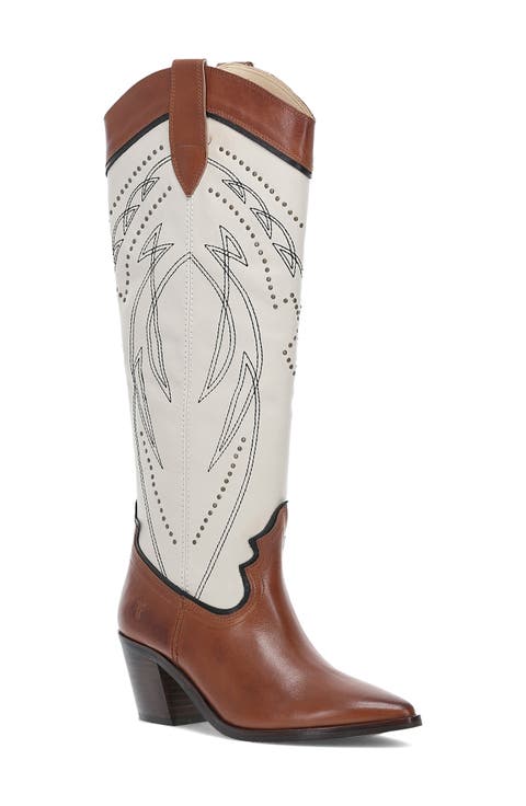 Ivory Cowboy Boots for Women | Nordstrom Ivory Cowboy Boots for Women | Nordstrom