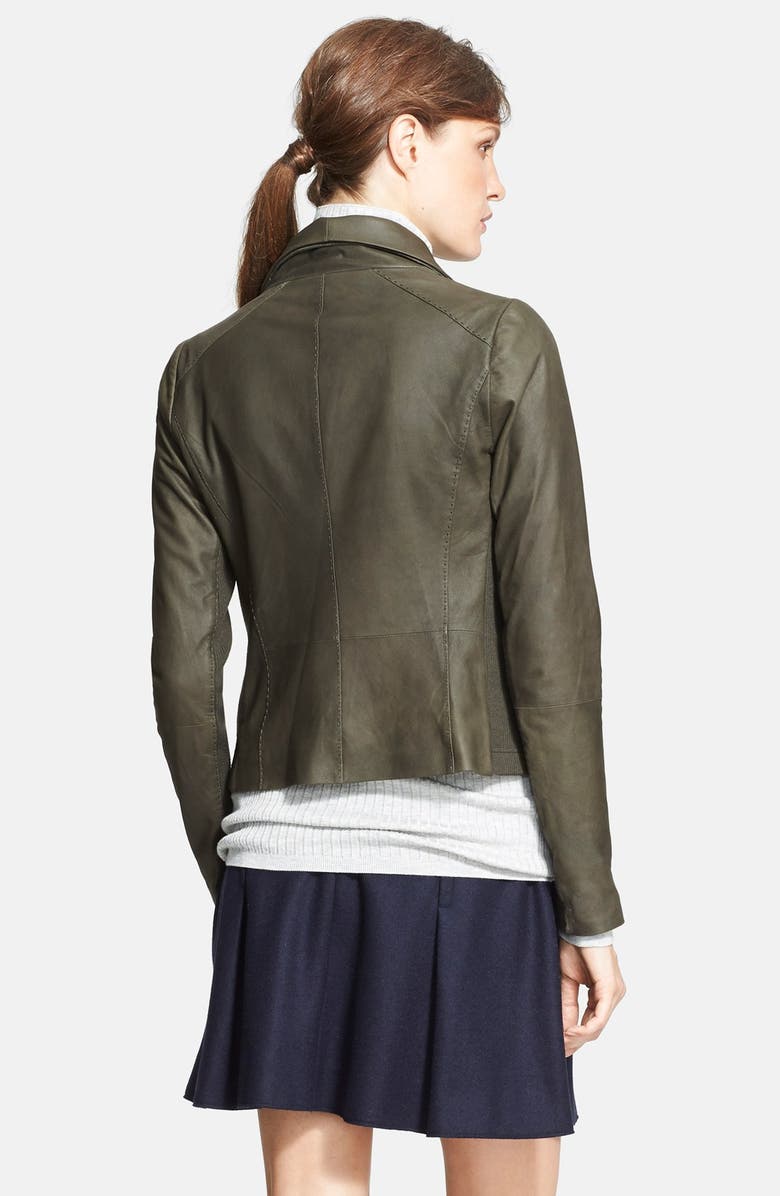 Vince Scuba Leather Jacket, Alternate, color,