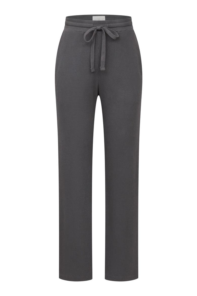 Organic Cotton Drawstring Pant, Alternate, color, Charcoal
