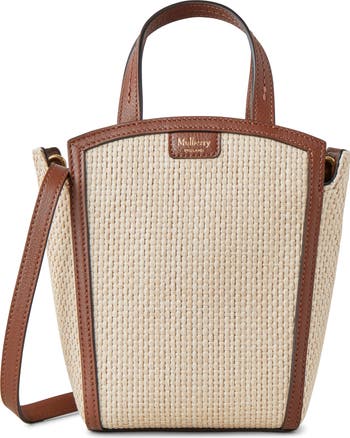 トートバッグ MULBERRY CLOVELLY MINI TOTE BAG Mulberry | Clovelly Mini Tote | Bright Oak Micro Classic Grain