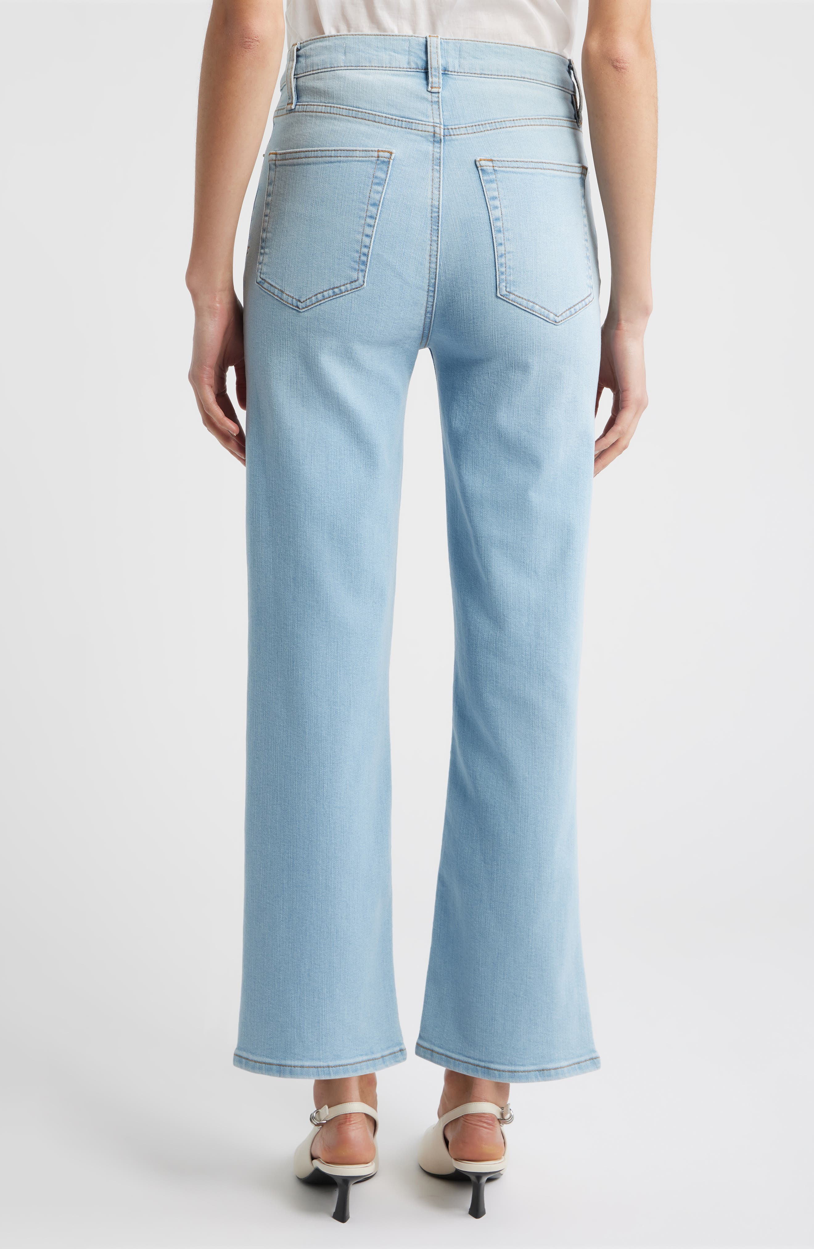FRAME Le Sleek High Waist Ankle Straight Leg Jeans — фото 2