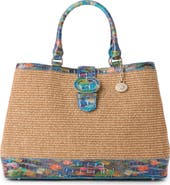 Brahmin Denise Straw Tote