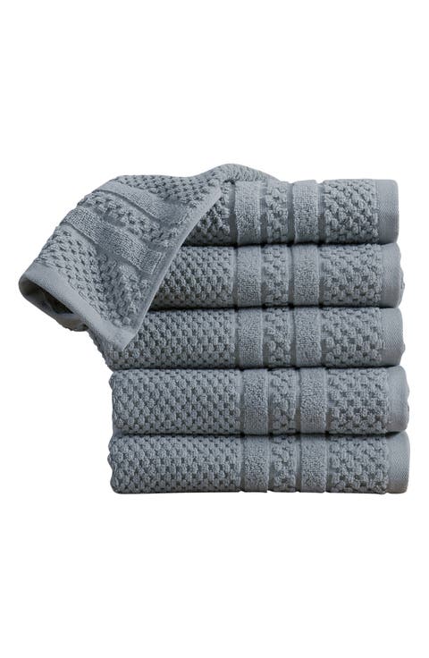 6-Pack Checker Texture Hand Towels