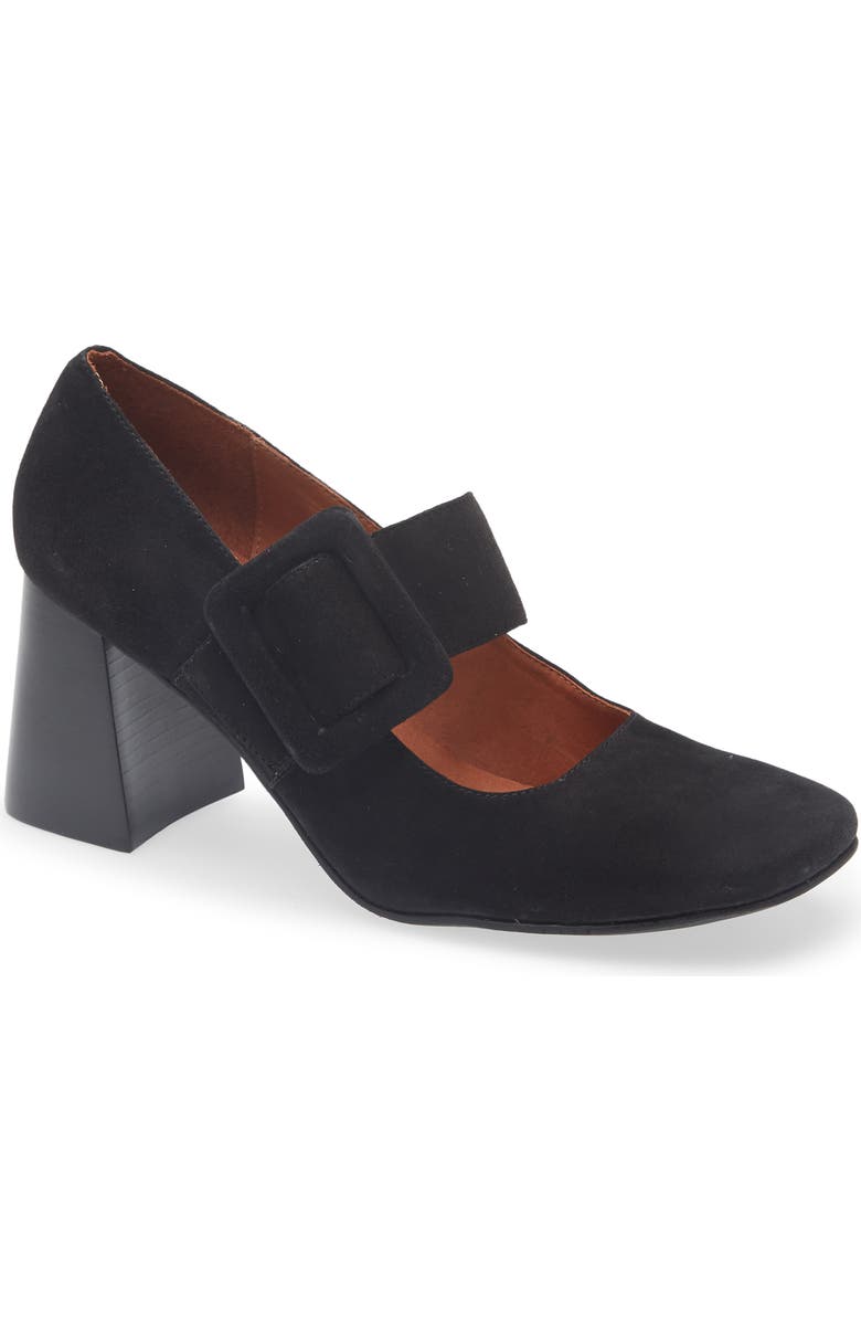 Chocolat Blu Halle Mary Jane Pump, Main, color, Black Suede