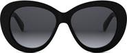 CELINE Triomphe 55mm Gradient Butterfly Sunglasses