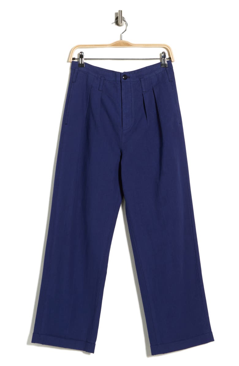 THE GREAT. The Tour High Waist Ankle Pants, Main, color, French Blue