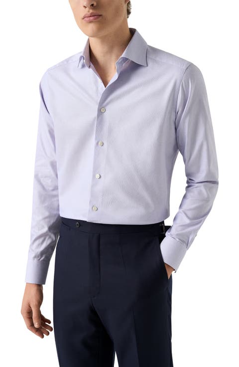 Contemporary Fit Dobby Dress Shirt