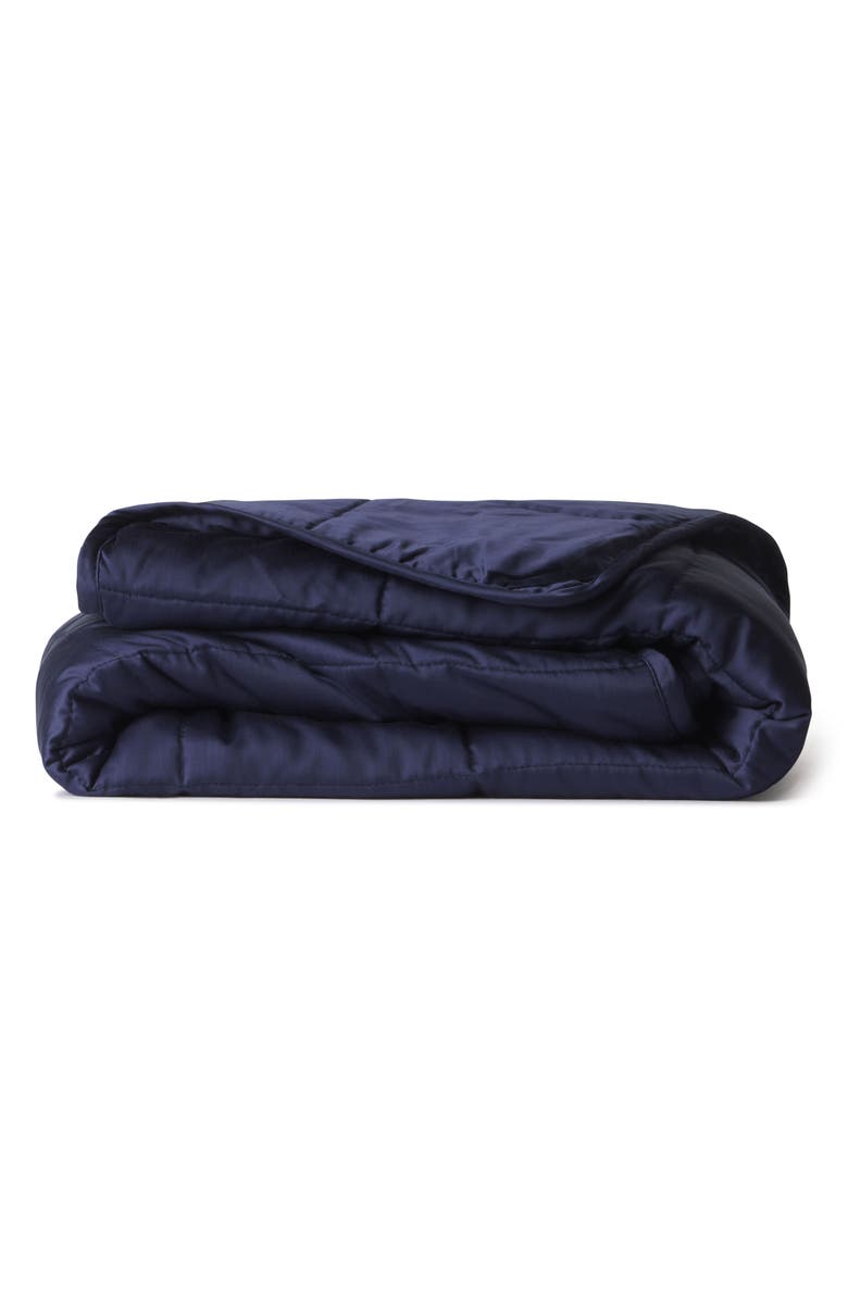 Lunya The Quintessential Weighted Blanket, Alternate, color, Deep Blue