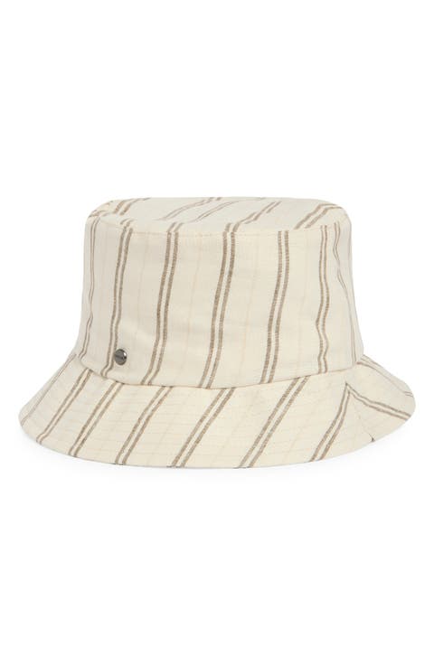 Messa Stripe Hemp Bucket Hat