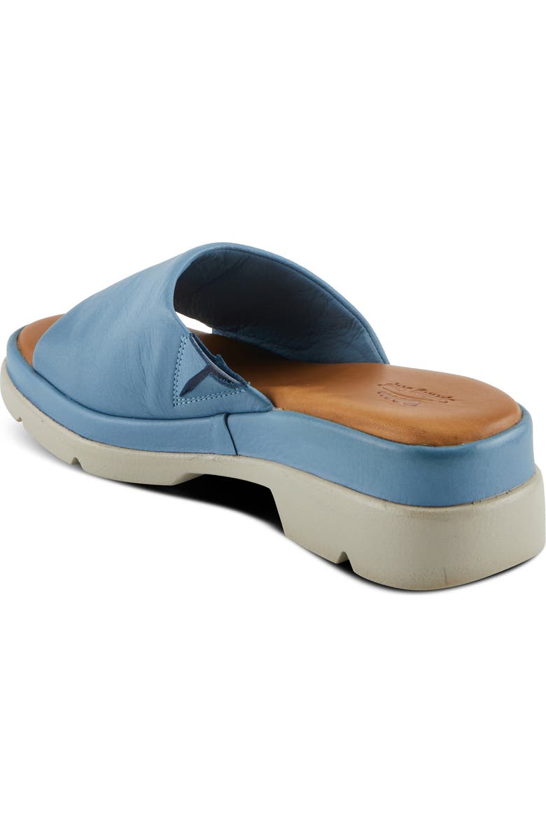 Spring Step Fire Island Platform Slide Sandal, Alternate, color, Denim Blue