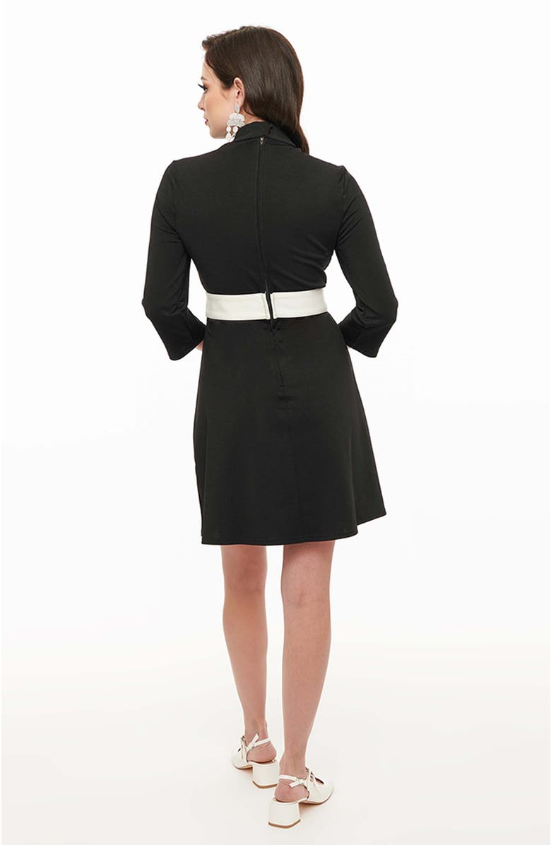 Smak Parlour Belted A Line Mini Dress, Alternate, color, 