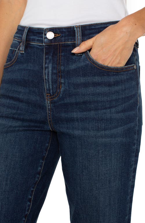 Liverpool Los Angeles Liv Crop Non-skinny Skinny Jeans In Blue