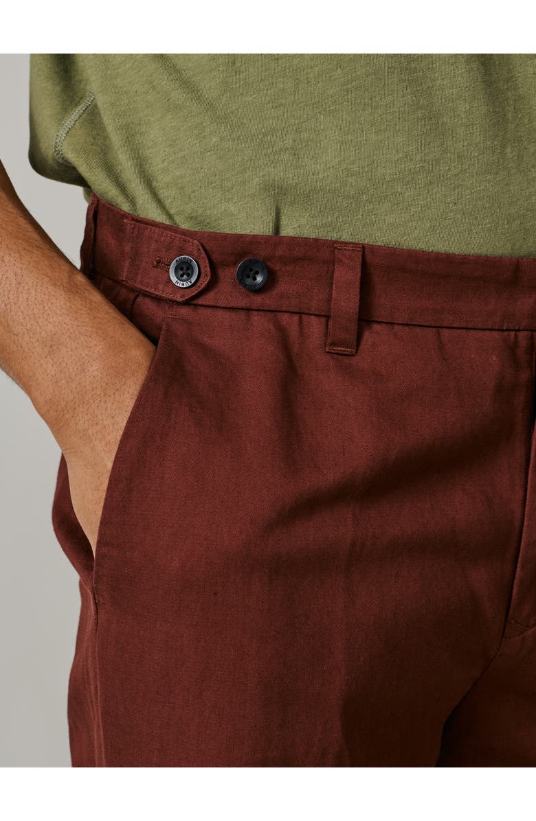 Aubin Pasmore Slim Leg Suit Trouser, Alternate, color, Brown