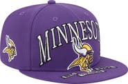 New Era Men's New Era Purple Minnesota Vikings Oversized 59FIFTY Fitted Hat
