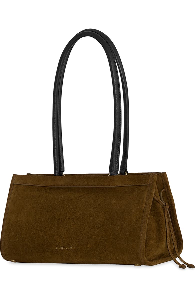 Rebecca Minkoff Crosby Leather Shoulder Bag, Alternate, color, Vintage/Black