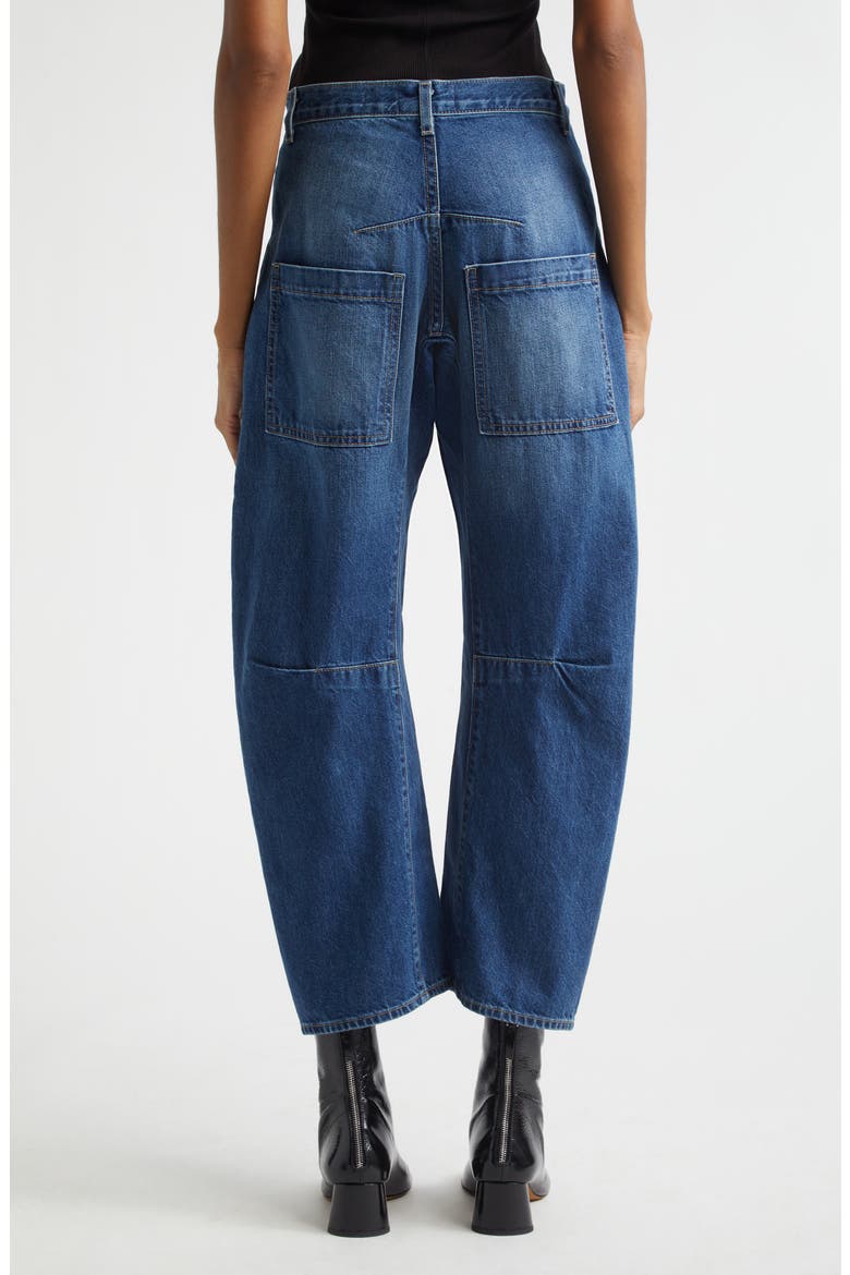 Shon Barrel Leg Jeans, Alternate, color, BEDFORD WASH