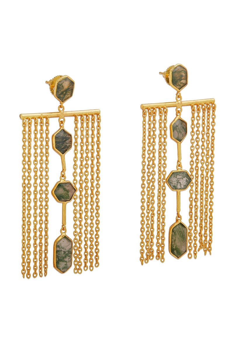ZELENA CHANDELIERS, Alternate, color, Gold Plated