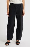 Eileen Fisher Organic Cotton Ankle Barrel Leg Pants
