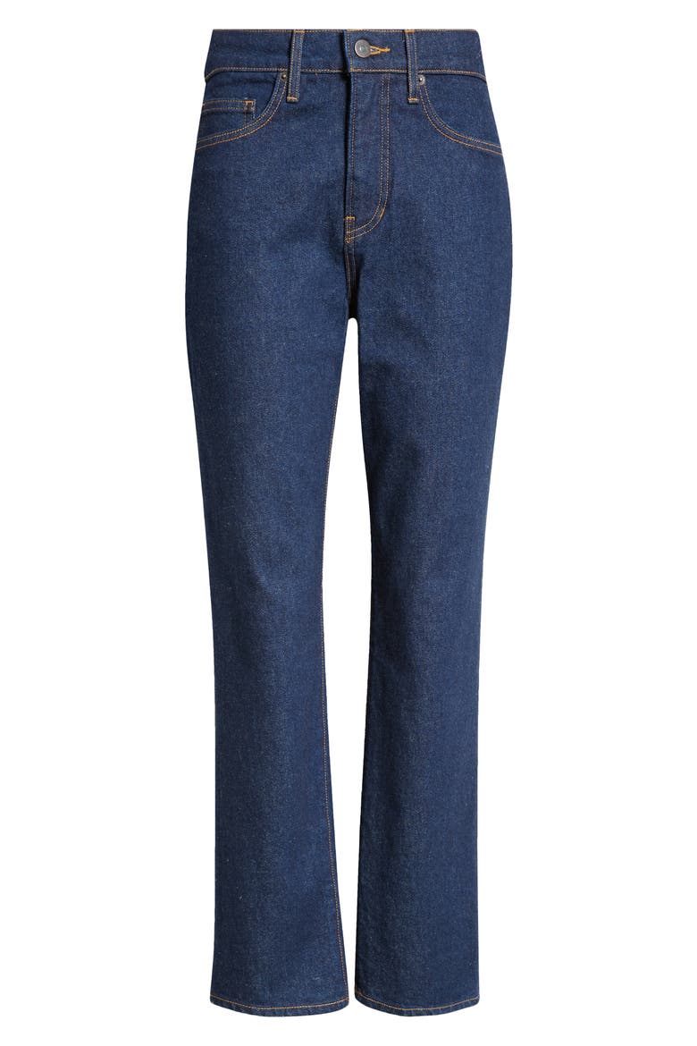 Alenah High Waist Slim Straight Leg Jeans, Alternate, color, INDIGO RINSE