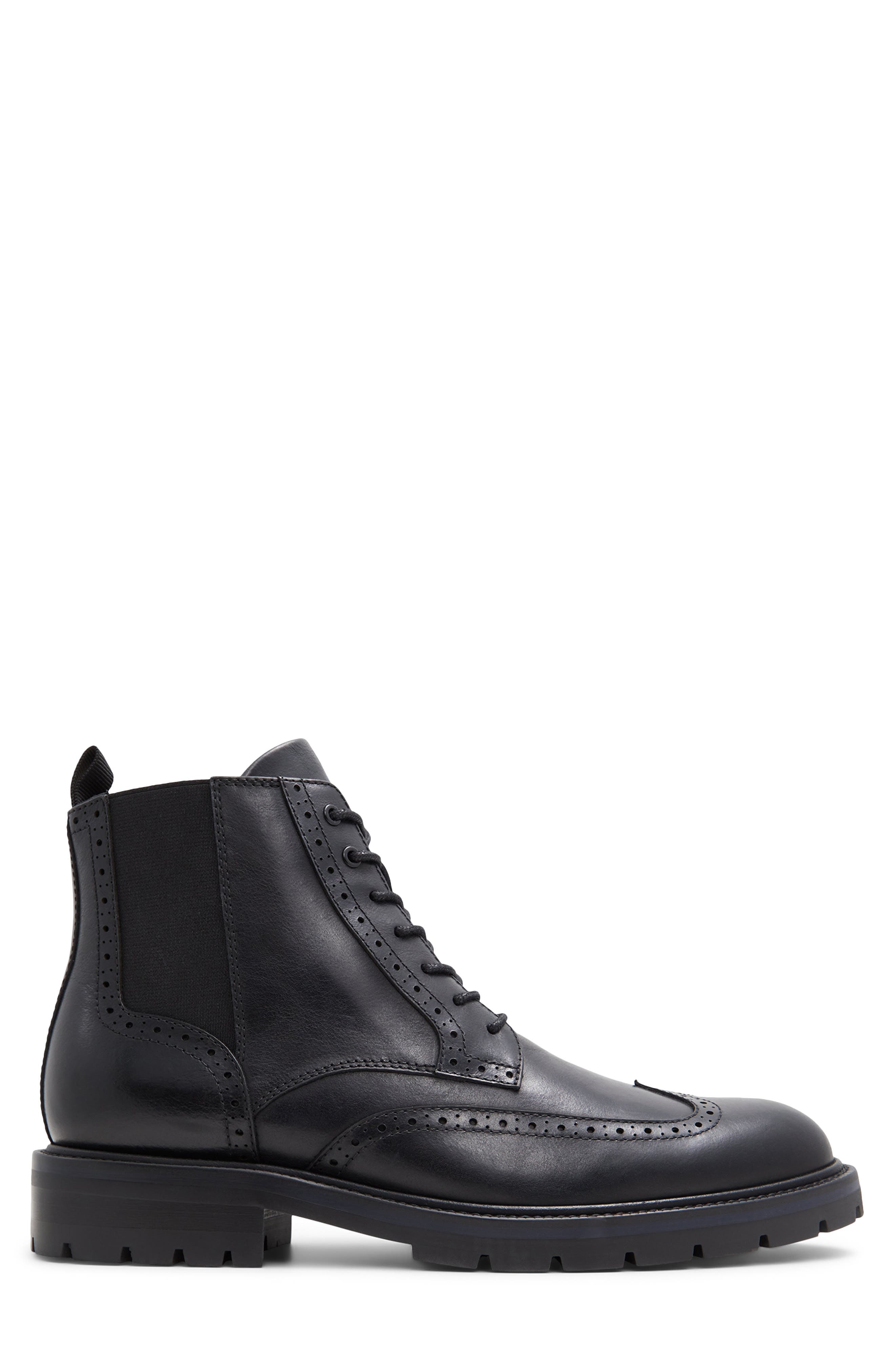 ALDO Toney Waterproof Lace-Up Wingtip Boot, Alternate, color, 