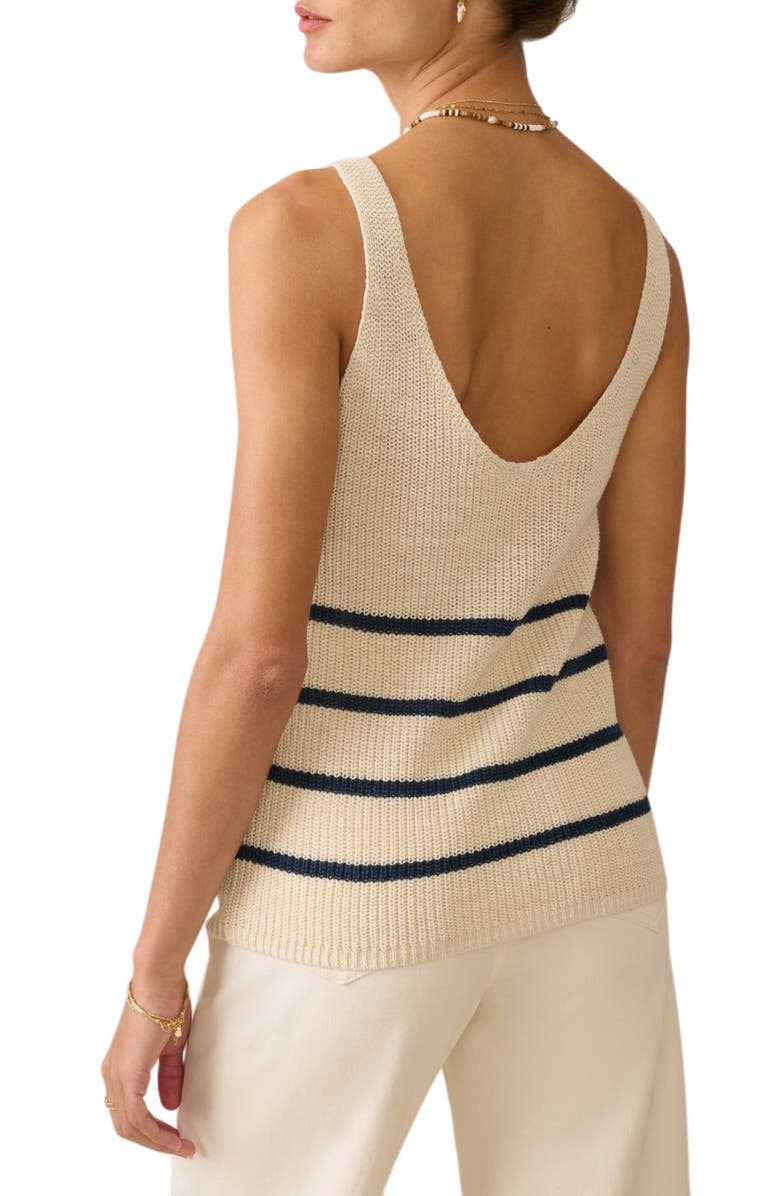 Faherty Miramar Linen & Organic Cotton Blend Sweater Tank, Alternate, color,