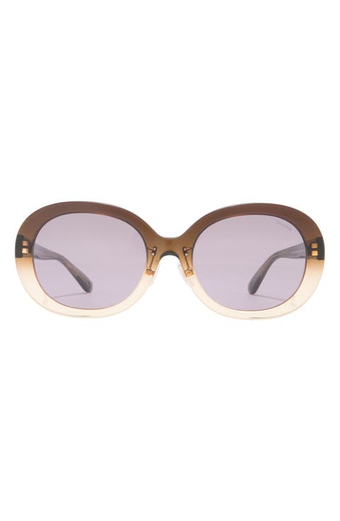 Creative Class 55mm Oval Sunglasses