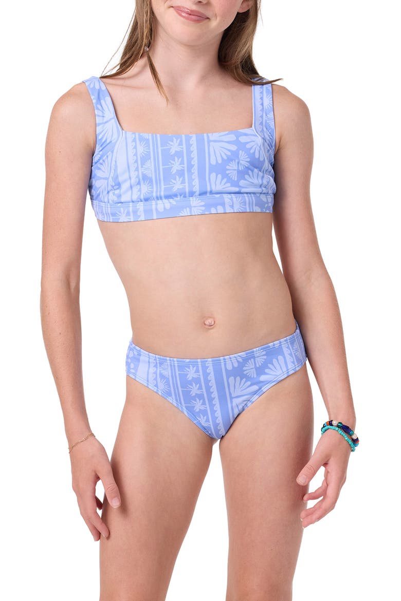 Kids' Surf Two-Piece Swimsuit, Main, color, AZURINE