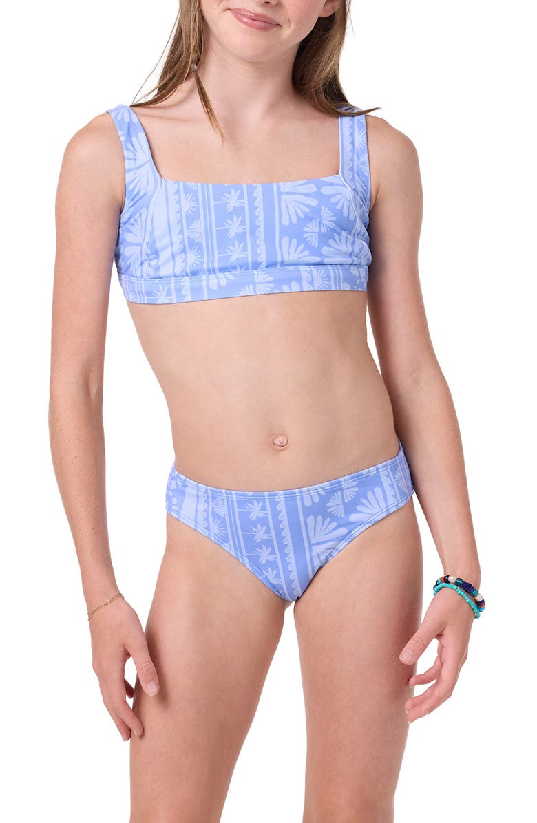 O'Neill Kids' Surf Two-Piece Swimsuit, Main, color, Azurine