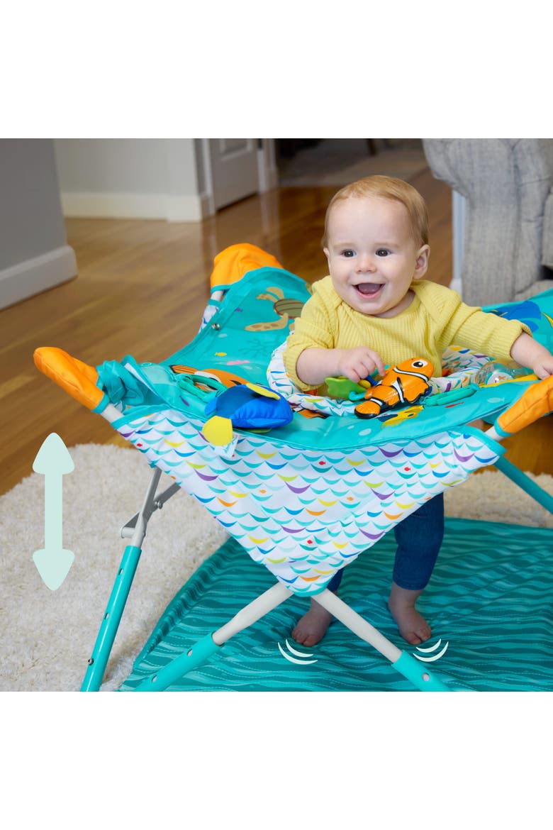 Disney Baby Finding Nemo Pop 'N Jump Foldable Activity Center by Bright Starts, Alternate, color, Blue