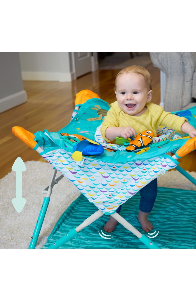 BRIGHT STARTS Disney Baby Finding Nemo Pop 'N Jump Foldable Activity Center by Bright Starts, Alternate, color, Blue