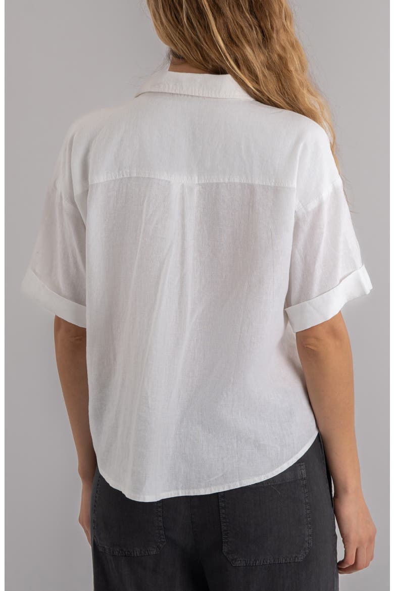 Brianna Boxy Shirt, Alternate, color, WHITE