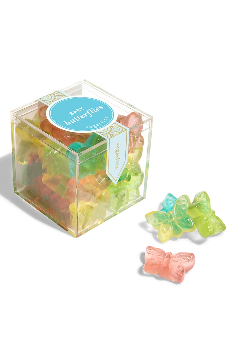 sugarfina Baby Butterflies 4-Piece Candy Cube, Alternate, color, Blue