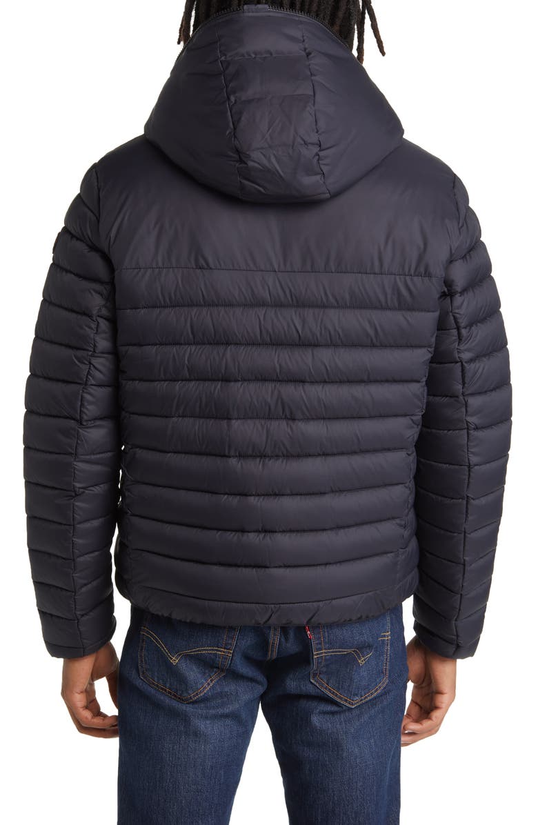 Save The Duck Morus Water Resistant Hooded Puffer Jacket, Alternate, color, 