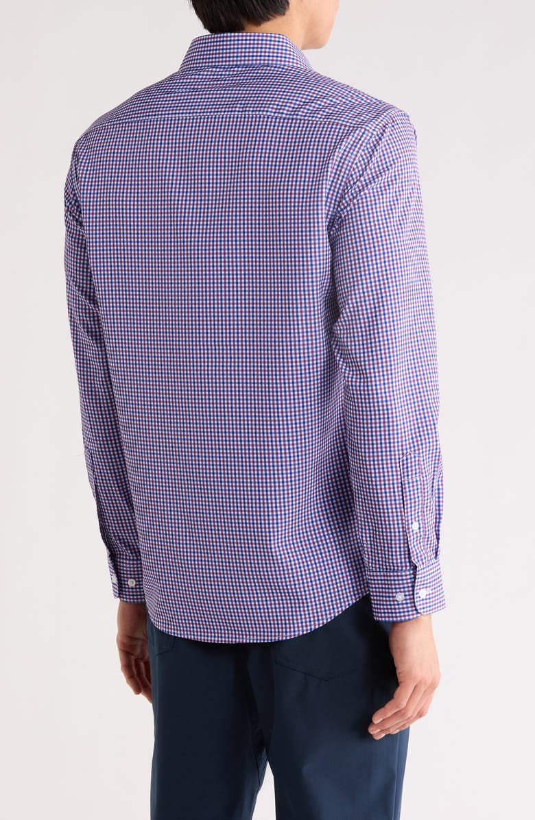 Nautica Check Dress Shirt, Alternate, color, Blue