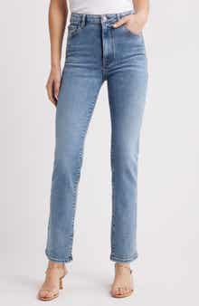 FRAME The Pencil High Waist Slim Straight Leg Jeans
