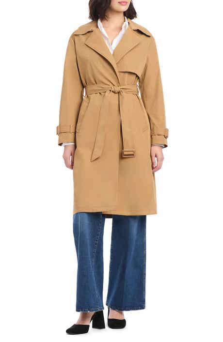 Kate Spade New York Water Resistant Belted Trench Coat