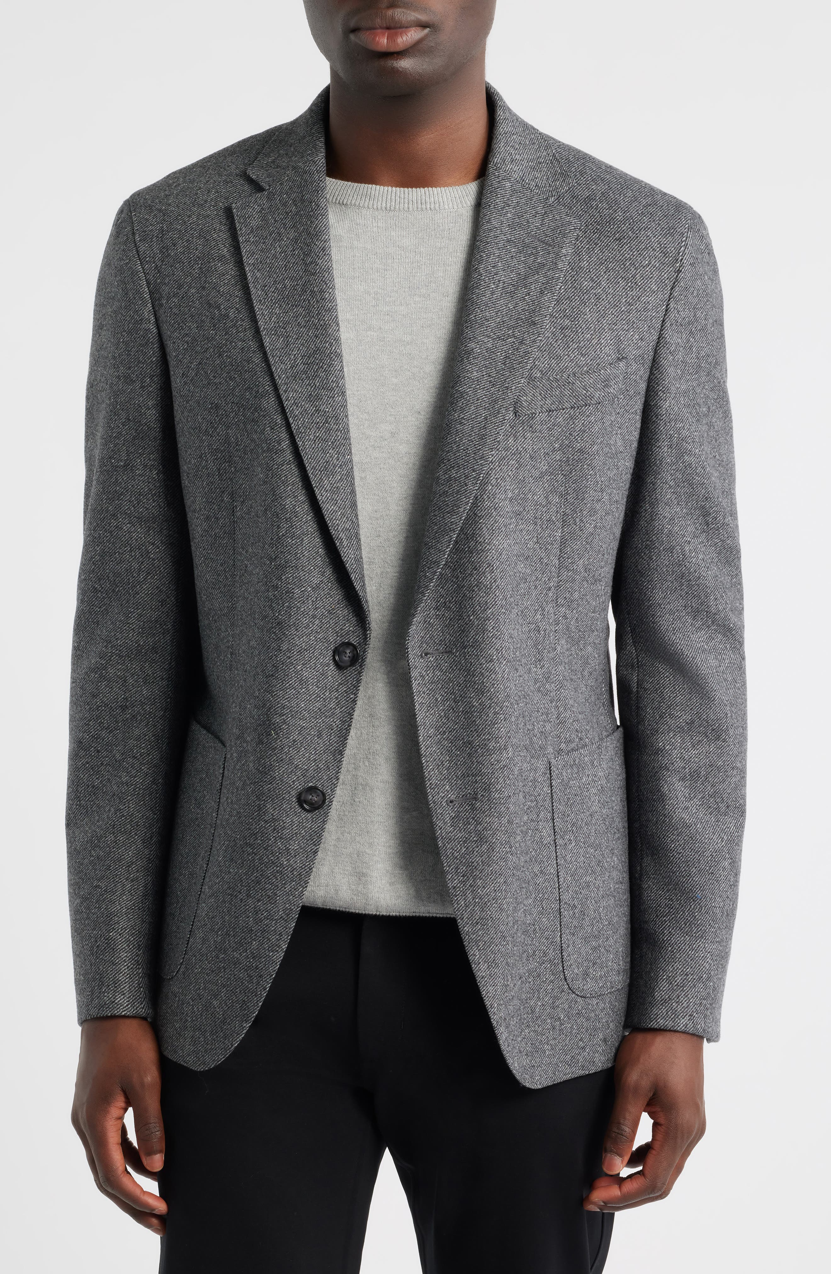 Hutson Slim Fit Wool Blend Bib Jacket - image 2